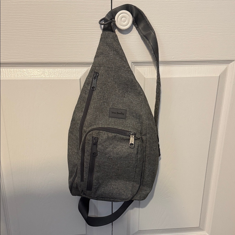 Vera Bradley Heather Gray Sling Bag